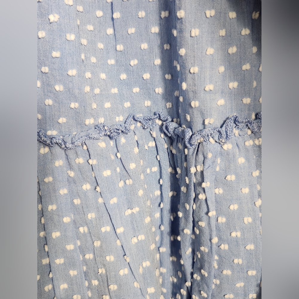 Adrianna Papell Blue Tiered Women's Dress Size 8.  #A14 - Picture 4 of 16